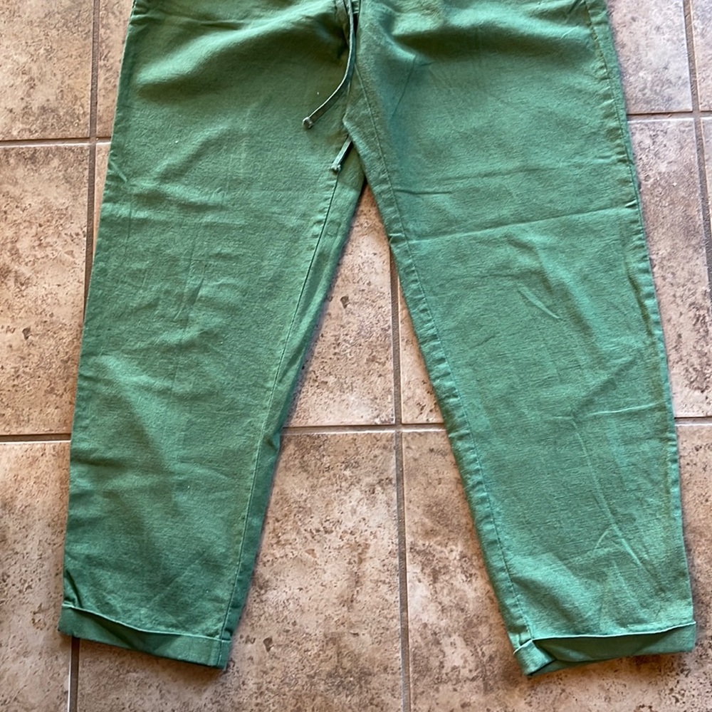 Jcrew linen pants with pockets